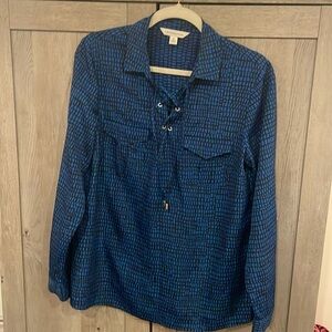 Croft and Barrow size M pull over tunic style long sleeve shirt